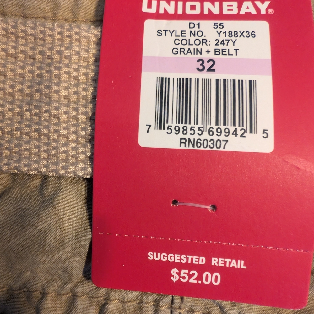 Unionbay Men's Khaki Shorts
